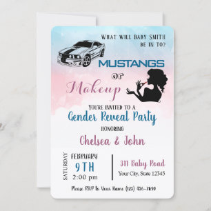 Invitation à la révélation du sexe Mustangs ou Maq