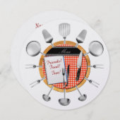 Invitation à la ronde du dîner - SRF (Devant / Derrière)