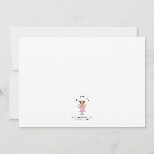 Invitation à la roue bleue (Dos)