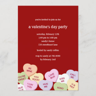 Invitation à la Saint-Coeur de Saint-Valentin