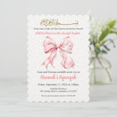 Invitation à la saint jacques rose (Debout devant)