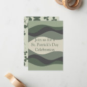 Invitation à la Saint-Patrick (Devant/Arrière en situation)