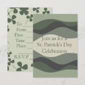 Invitation à la Saint-Patrick (Devant / Derrière)