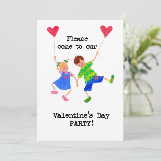 Invitation à la Saint Valentin (Debout devant)