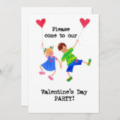 Invitation à la Saint Valentin (Devant / Derrière)