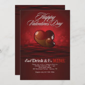 Invitation à la Saint-Valentin (Devant / Derrière)