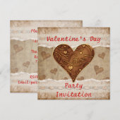 Invitation à la Saint Valentin (Devant / Derrière)