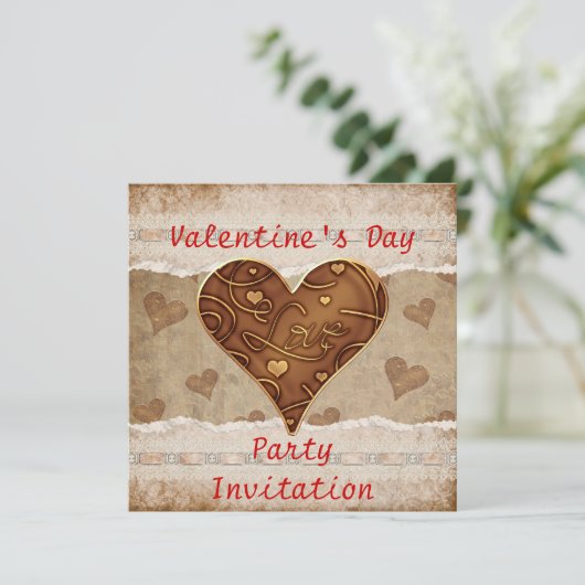 Invitation à la Saint Valentin (Debout devant)