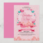 Invitation à la Saint Valentin (Devant / Derrière)