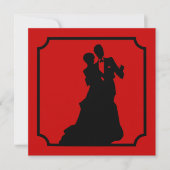 Invitation à la Saint-Valentin de la Cravate noire (Devant)