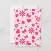 Invitation à la Saint-Valentin pour un anniversair (Dos)