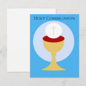 Invitation à la Sainte Communion chrétienne (Devant / Derrière)