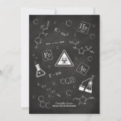 Invitation à la salle d'évasion du laboratoire sci (Dos)