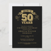 Invitation À la santé du noir et de l'or 50e anniversaire de (Devant)