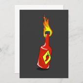 Invitation à la sauce chaude de dessin (Devant / Derrière)