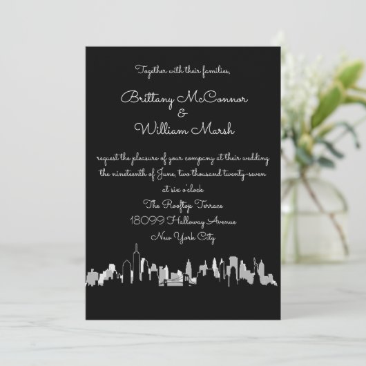 Invitation à la Skyline de New York (Debout devant)