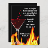 Invitation à la soirée All Hallows Eve (Devant / Derrière)