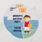 Invitation à la soirée anniversaire de enfant de b (Devant / Derrière)