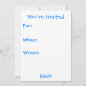 Invitation à la soirée bière de Bachelorette (Dos)