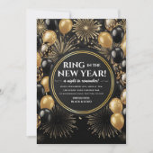 Invitation à la soirée Black Gold pour le Nouvel A (Devant)