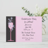 Invitation à la soirée boisson rose (Debout devant)