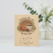 Invitation à la soirée café épice Citrouille vinta (Debout devant)