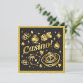 Invitation à la Soirée Casino (Debout devant)