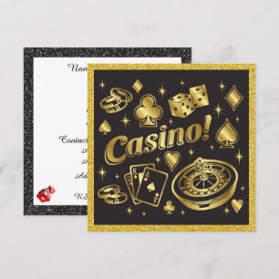 Invitation à la Soirée Casino
