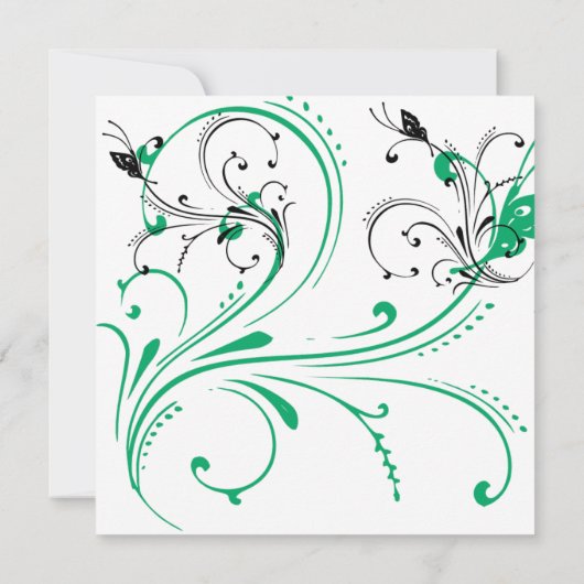 Invitation à la soirée chic de bachelorette (Dos)