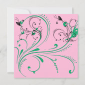 Invitation à la soirée chic de bachelorette (Dos)