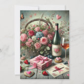 Invitation à la soirée cocktail de la Saint-Valent (Dos)