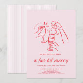 Invitation à la soirée cocktail de Noël (Devant / Derrière)