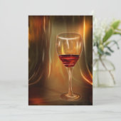 invitation à la soirée cocktail de vin (Debout devant)