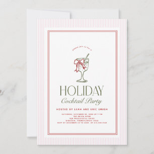 Invitation à la soirée cocktail des Fêtes