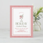 Invitation à la soirée cocktail des Fêtes (Debout devant)