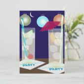 Invitation à la soirée Cocktail d'été (Debout devant)