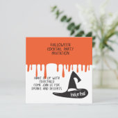 Invitation à la soirée cocktail Halloween (Debout devant)