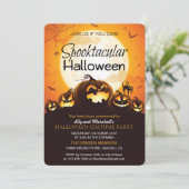 Invitation à la soirée costumée d'Halloween (Debout devant)
