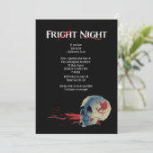 Invitation à la soirée costumée d'Halloween (Debout devant)