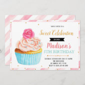 Invitation à la soirée cupcake (Devant / Derrière)