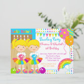 Invitation à la soirée d'anniversaire du Cute Twin (Debout devant)