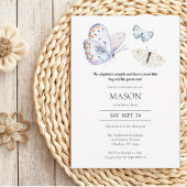 Invitation à la soirée d'annonce d'adoption de pap