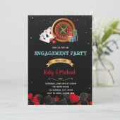 Invitation à la soirée d'annonce de fiançailles au (Debout devant)