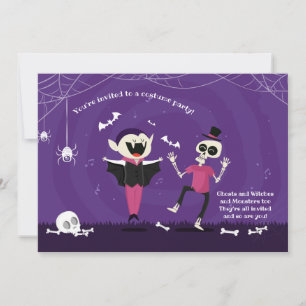 Invitation à la soirée dansante d'Halloween