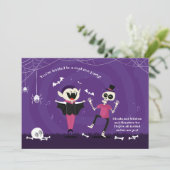 Invitation à la soirée dansante d'Halloween (Debout devant)