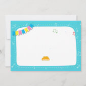 Invitation à la soirée dansante Hip Hop (Dos)