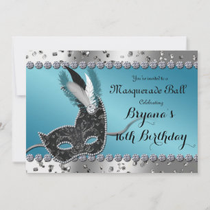 Invitation à la soirée dansante Masquerade Ball ar