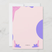 Invitation à la soirée dansante pour adolescents (Dos)