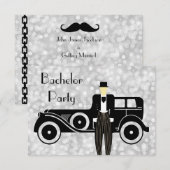 Invitation à la soirée de Bachelor Party Gatsby Vi (Devant / Derrière)