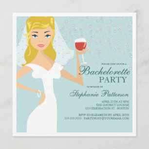 Invitation à la soirée de bachelorette de mariée m